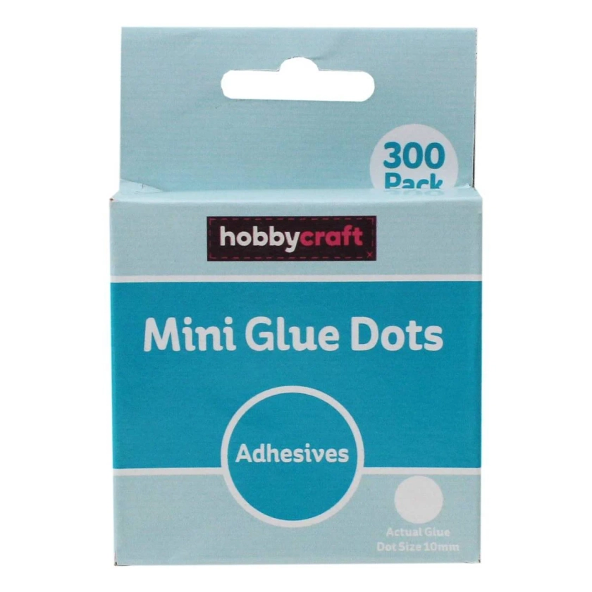 Buy Mini Glue Dots 10mm 300 Pack for GBP 2.00 | Hobbycraft UK