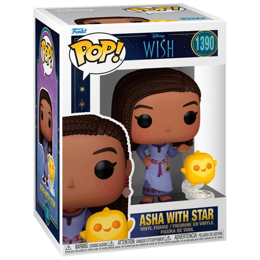 Funko Pop! 1390 Asha Avec étoile - Disney Wish