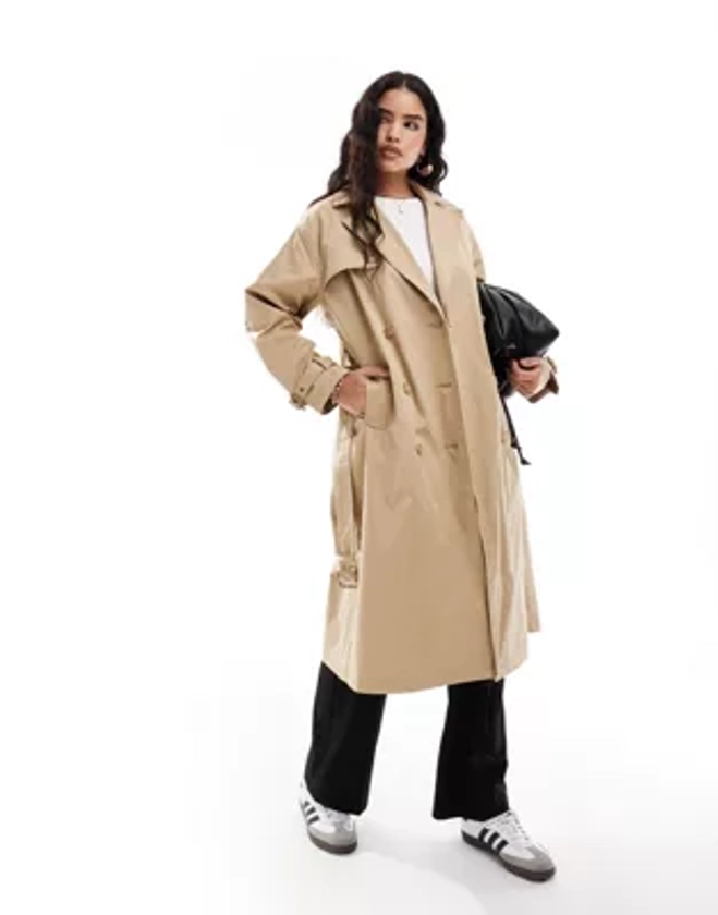 Levi's - Spade - Trench-coat décontracté en sergé avec ceinture - Fauve