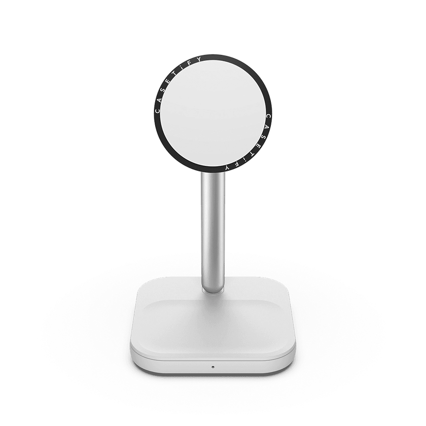 2-in-1 Charging Stand - White