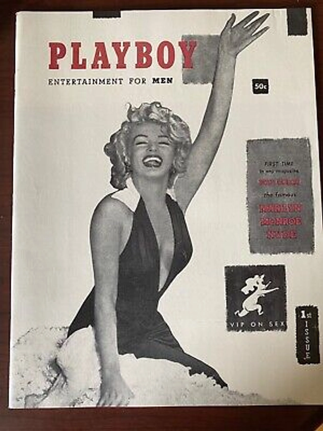 Playboy First Issue 1953 Marilyn Monroe Hugh Hefner 1st Issue (see description) | eBay