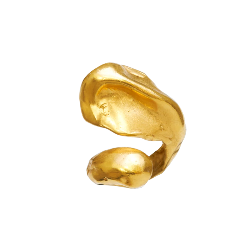 HELIO - Handmade gold plated ring | Simuero
