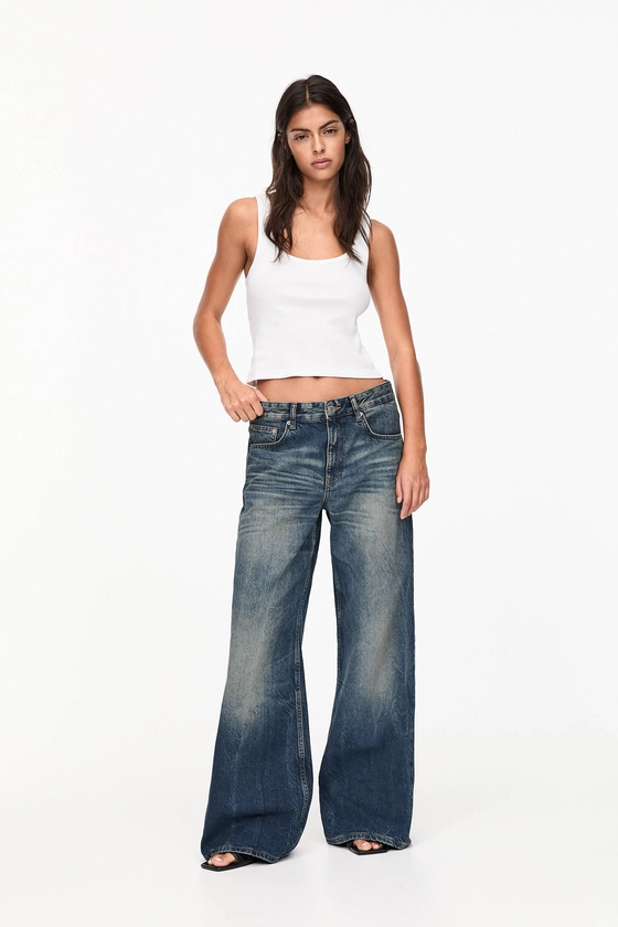 Wide-leg baggy jeans - pull&bear