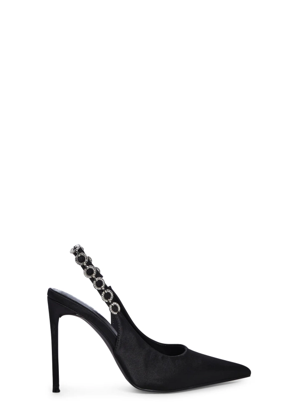 Public Desire Stiletto Pump Heels- Black