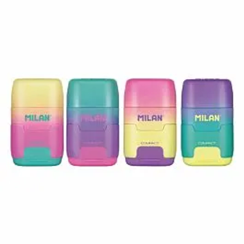 Milan Compact Touch Sunset Sharpener and Eraser