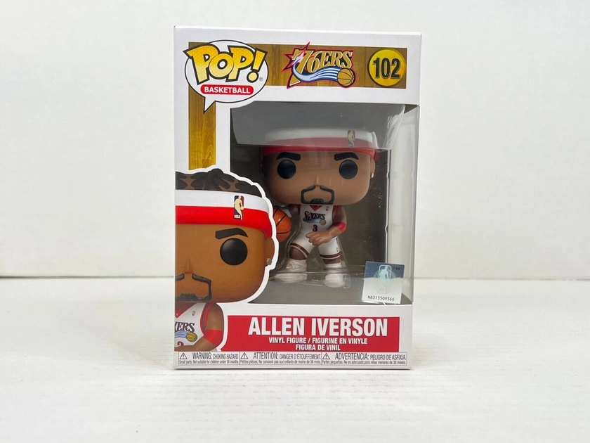 Funko POP Vinyl - Basketball - NBA - Philadelphia 76ers - Allen Iverson - #102