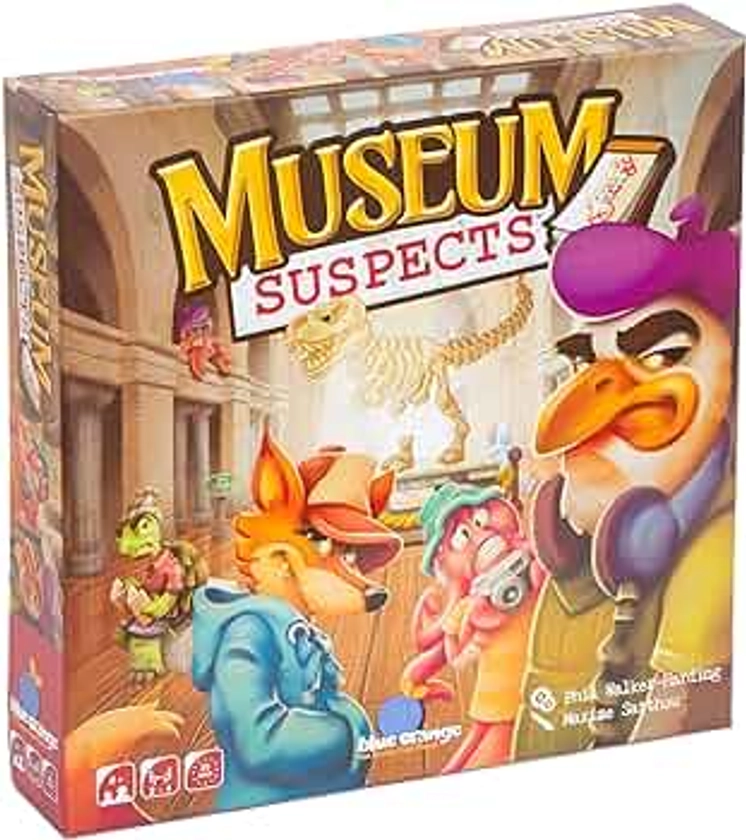 Blue Orange - Museum Suspects - Jeu de société - Jeu de stratégie Familial - Jeu multijoueur - À partir de 8 Ans