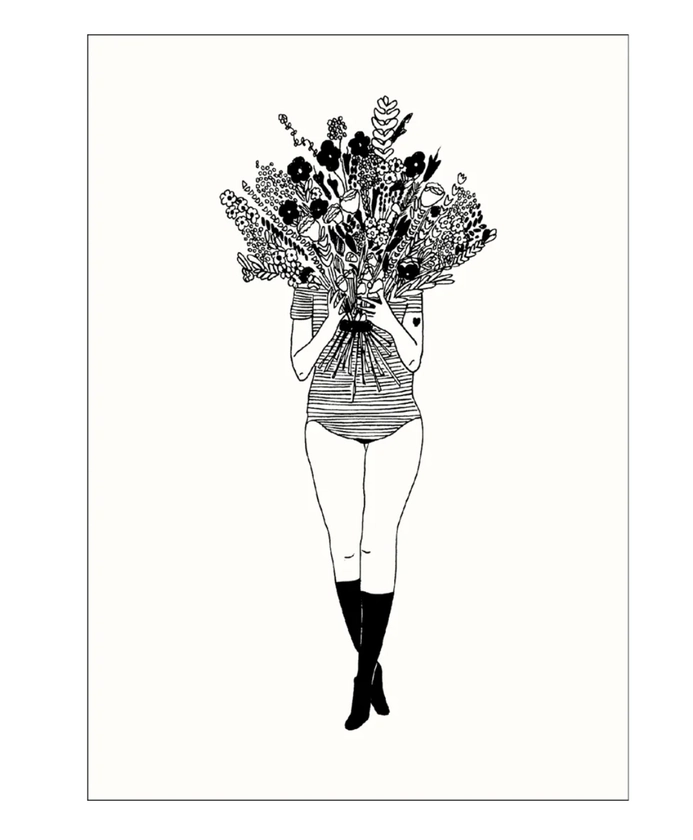 Affiche A3 Flower girl - Helen B