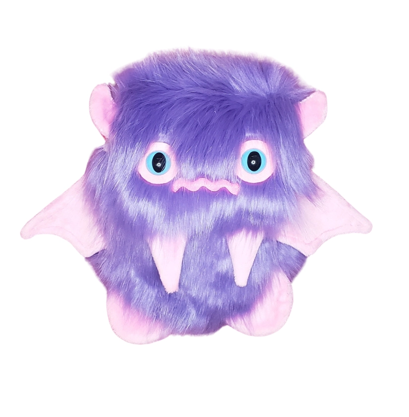 Purpleberry the Floof Monster Friend BACKPACK/Messenger Bag
