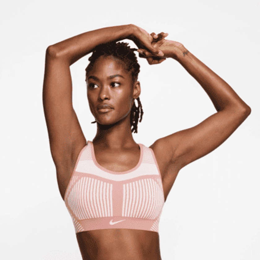 Nike FE/NOM Flyknit Women's High-Support Non-Padded Sports Bra. Nike.com