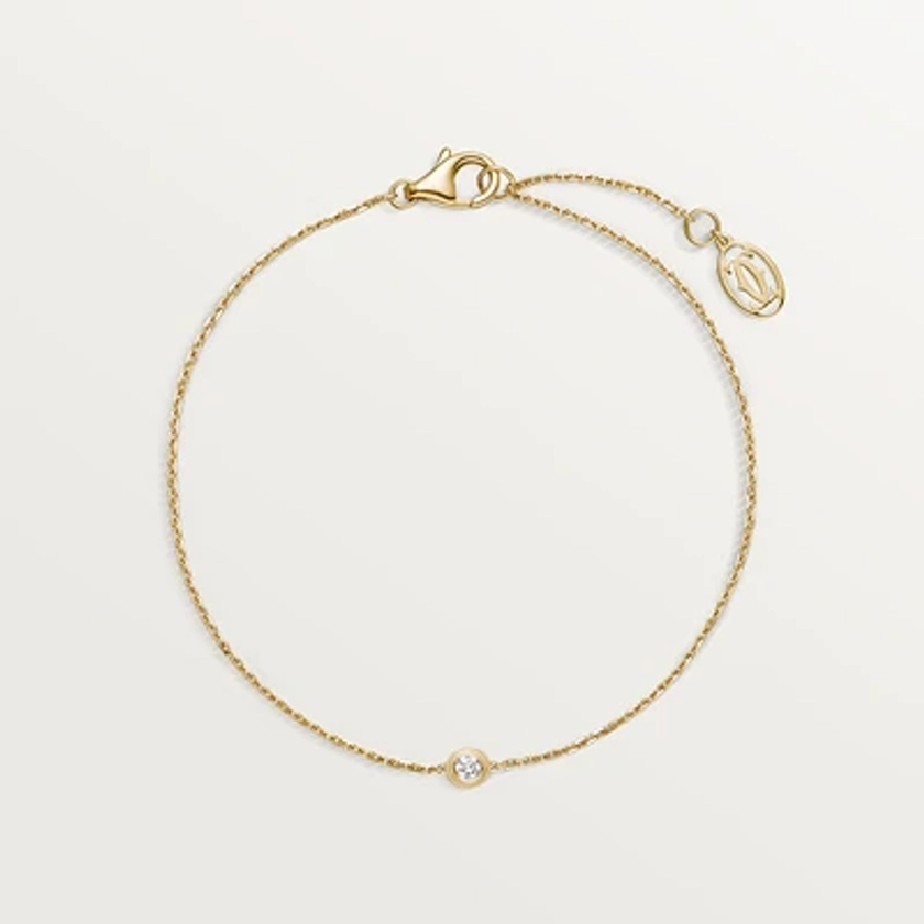 CRB6045617 - Cartier d'Amour bracelet XS - Yellow gold, diamond - Cartier