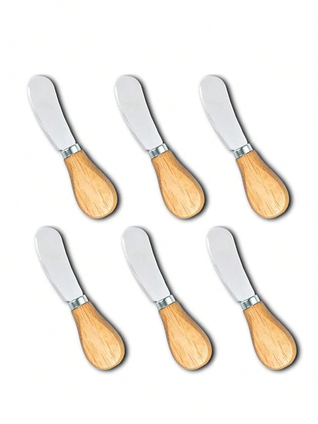 1pc/3pcs/4pcs/6pcs Aço Inoxidável Facas De Queijo Multiuso Utensílios De Cozinha Facas De Manteiga