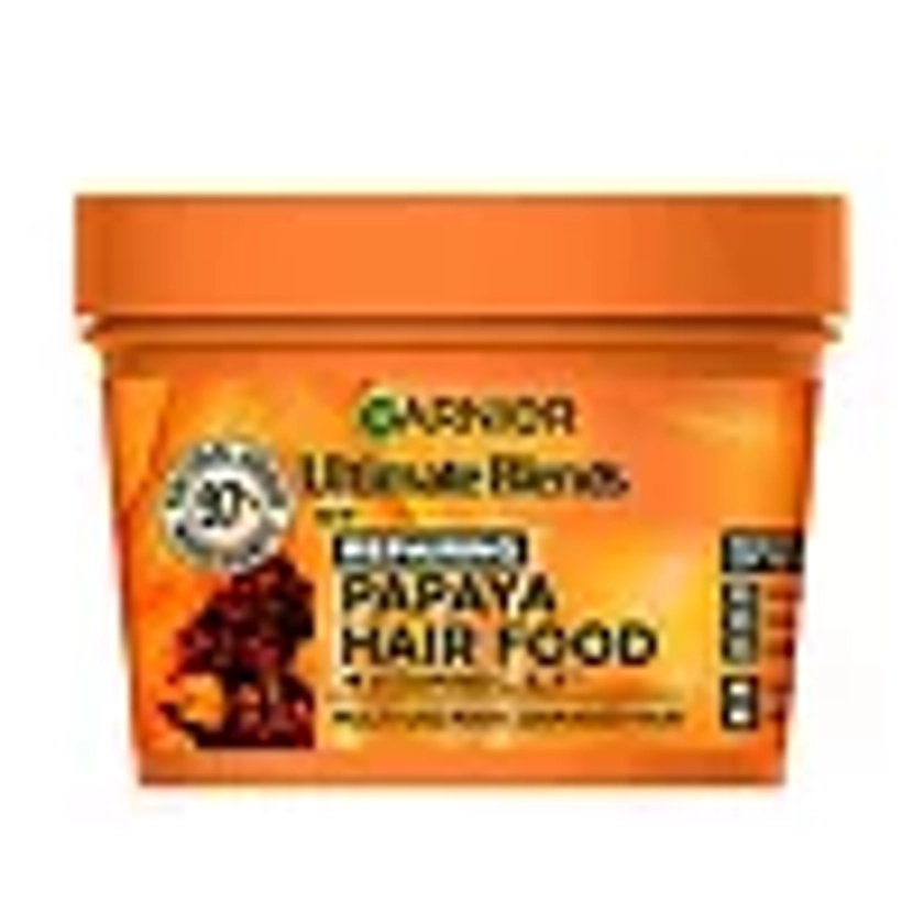 Garnier Ultimate Blends Hair Food Papaya 3-in-1 Hair Mask Treatment for Damaged Hair 400ml - Boots