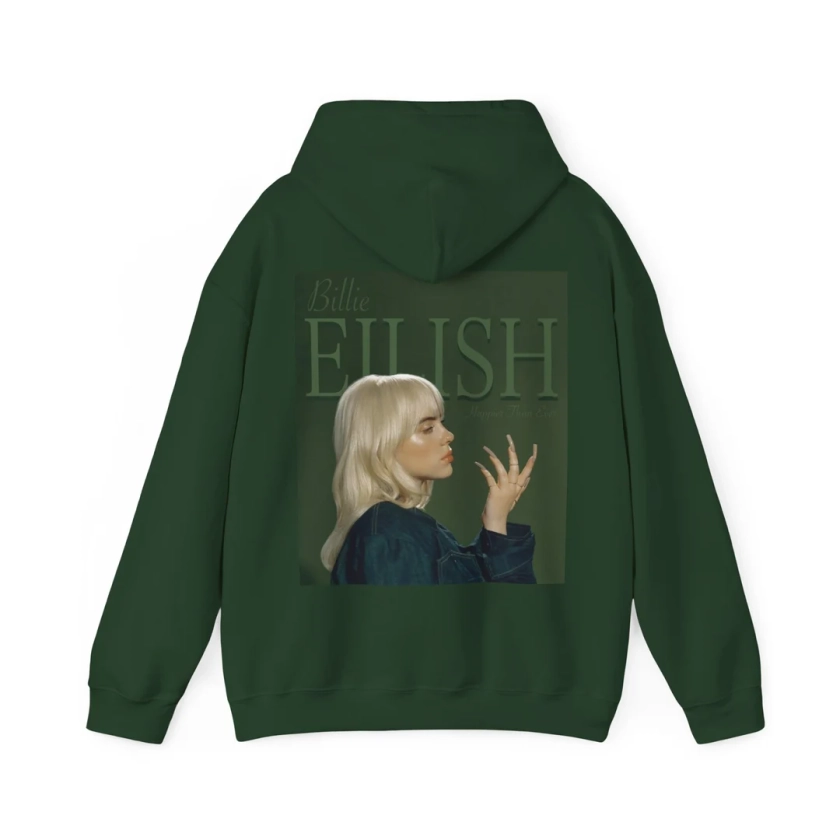 Billie eilish | hoodies | happier than ever | sweaters | sweatshirt | album cover | song hoodie | gifts | gifts for her | Billie eilish gift