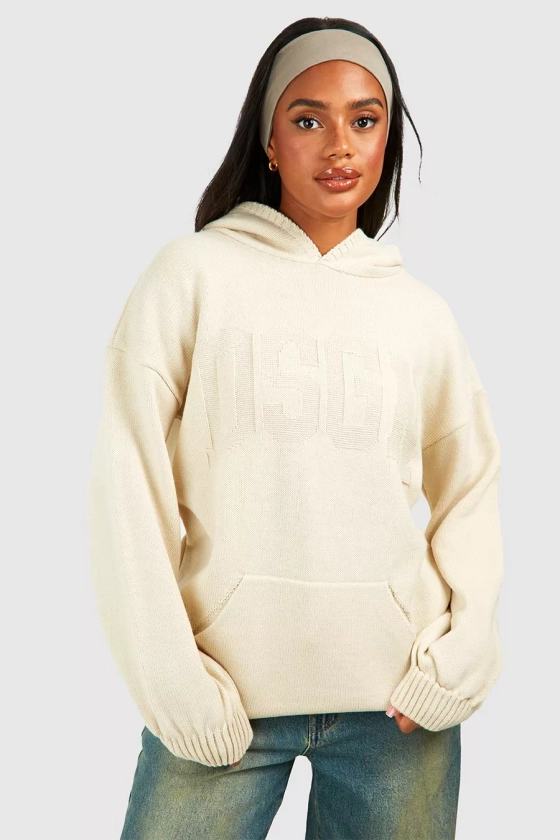 Dsgn Reverse Stitch Oversized Hoody