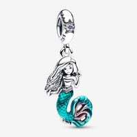 Disney The Little Mermaid Ariel Dangle Charm | Sterling silver | Pandora US