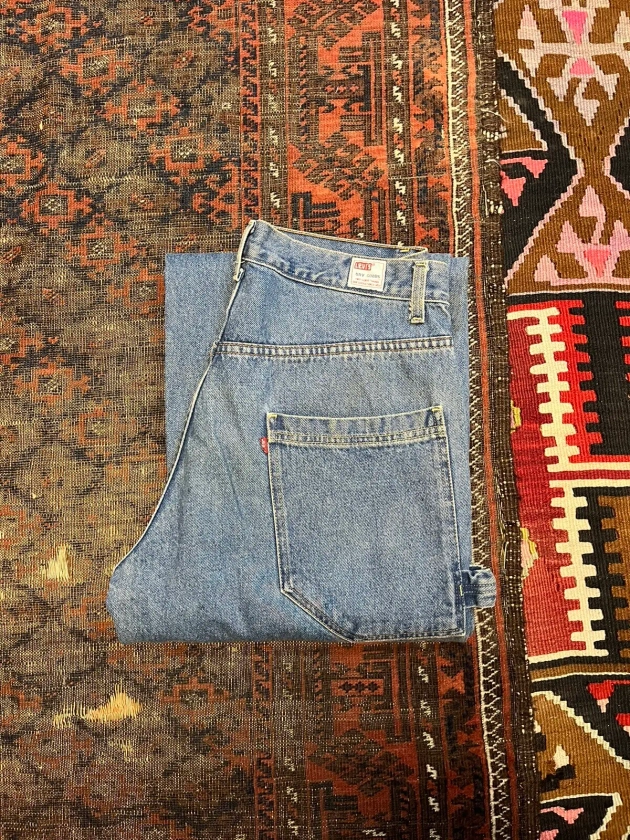 Vintage Vintage Levi’s dry goods wide leg baggy denim jeans | Grailed