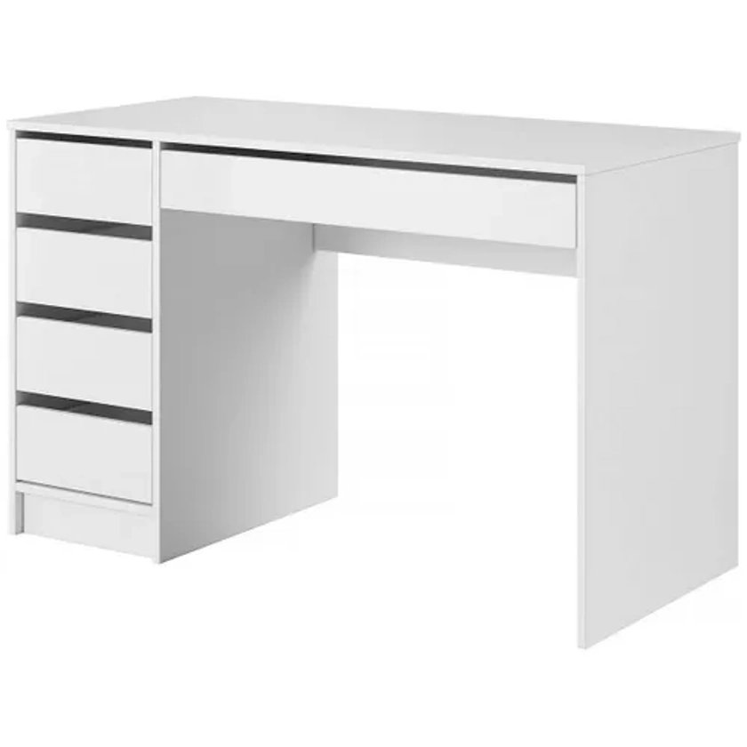 Bureau "ada" - 120 X 75 X 55 Cm - Blanc - Bureau - Secrétaire BUT