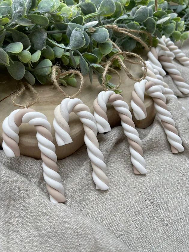 Candy canes | Christmas tree decor | Present topper | Christmas decorations | Christmas ornaments | Christmas baubles | Seasonal decor