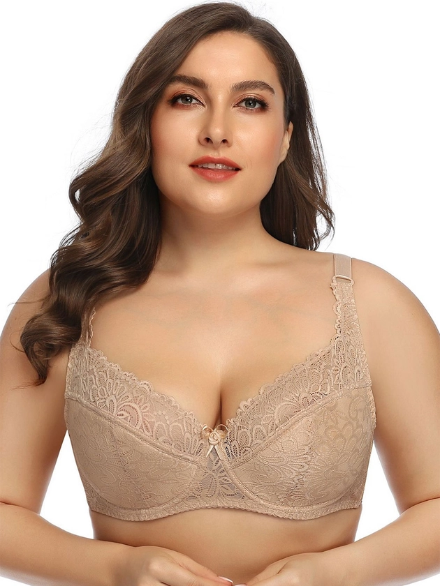 LULU & SKY Bra Medium Coverage Lightly Padded