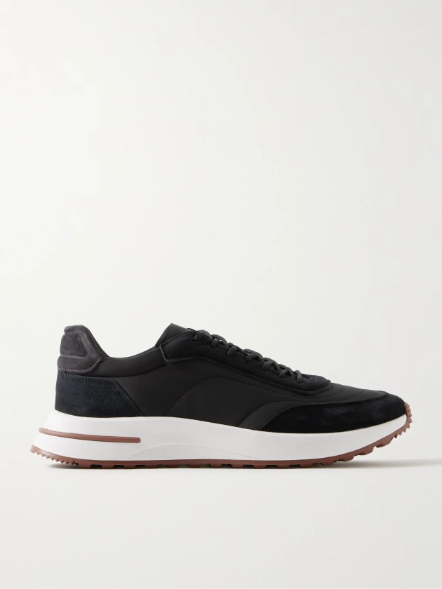 LORO PIANA Weekend Walk Storm System® Suede-Trimmed Shell Sneakers