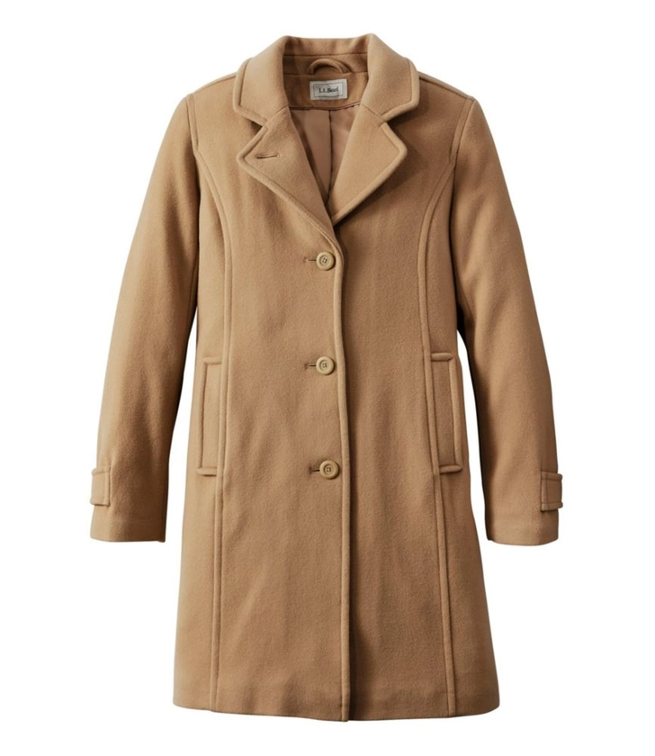 Women's Classic Lambswool Polo Coat, Three-Quarter | Casual Jackets at L.L.Bean