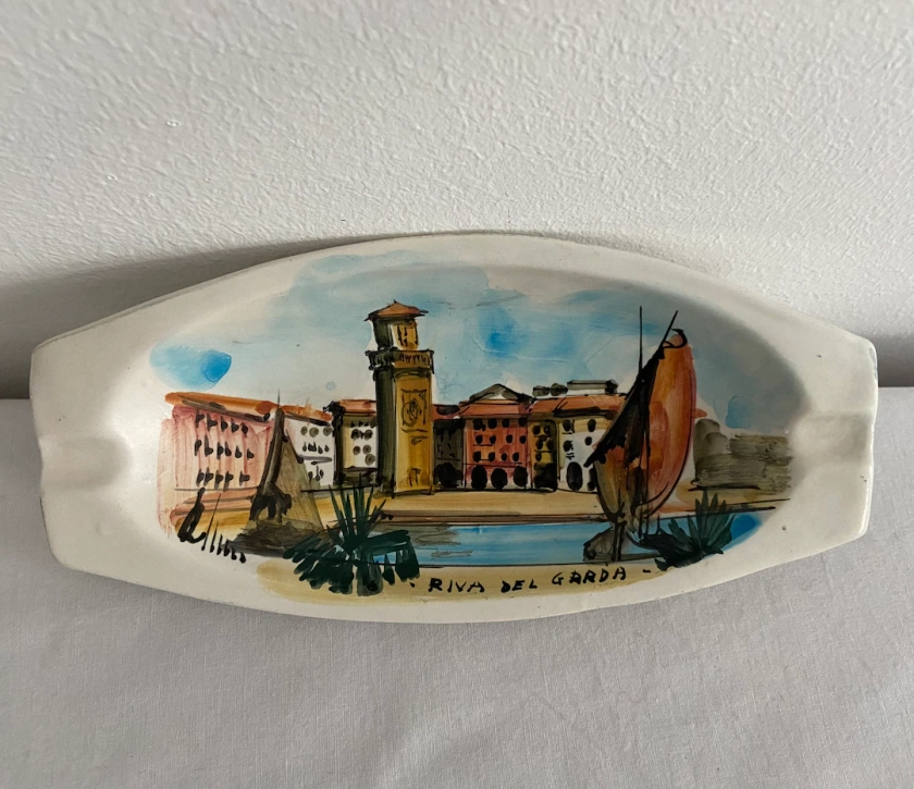 Vintage Ceramic Souvenir Ashtray riva Del Garda - Etsy Australia
