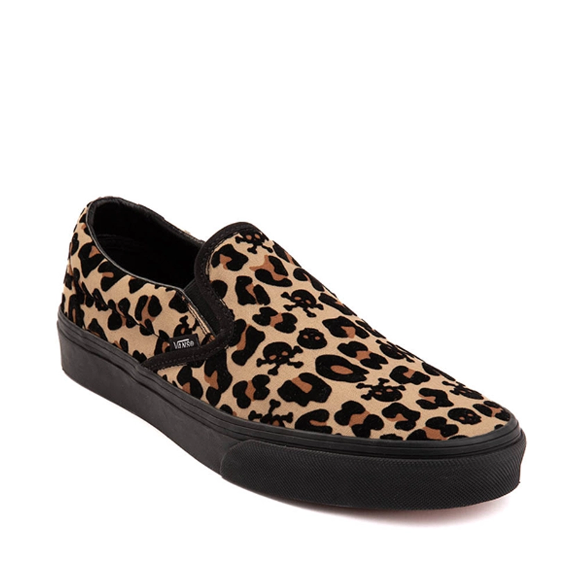 Vans Slip-On Skate Shoe - Leopard / Skulls