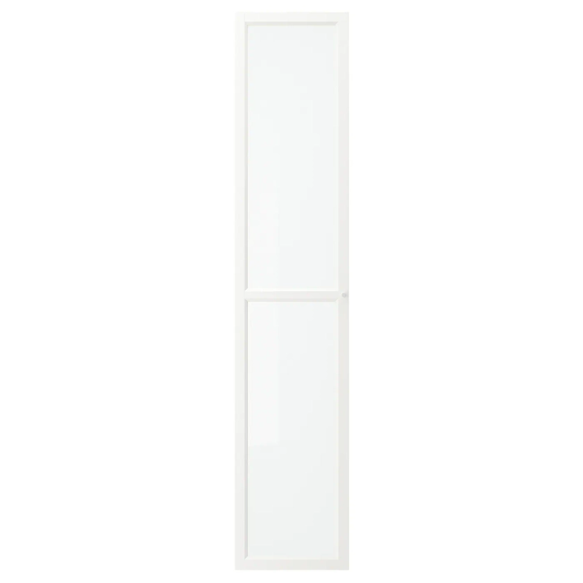 OXBERG Anta a vetro - bianco 40x192 cm