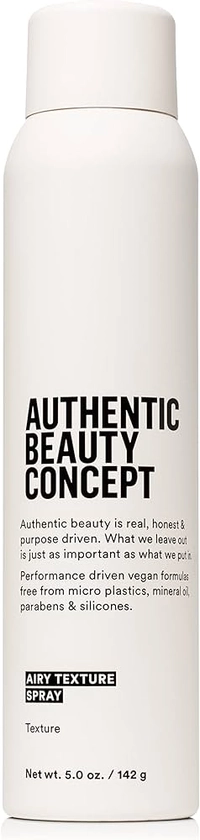 Authentic Beauty Concept Airy Texture Spray | Dry Texturizing Volume Spray | Instant Lift & Effortless Volume | All Hair Types | Heat Protection | Vegan & Cruelty-free | Silicone-free | 5 oz.