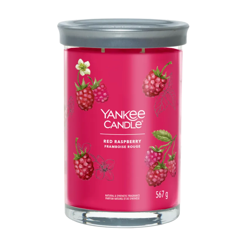 Framboise rouge Grande bougie timbale Signature - Grandes bougies Signature | Yankee Candle