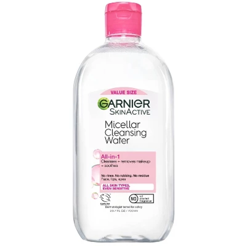 Garnier SKINACTIVE Micellar Cleansing Water All-in-1 Makeup Remover & Cleanser - Unscented - 23.7 fl oz