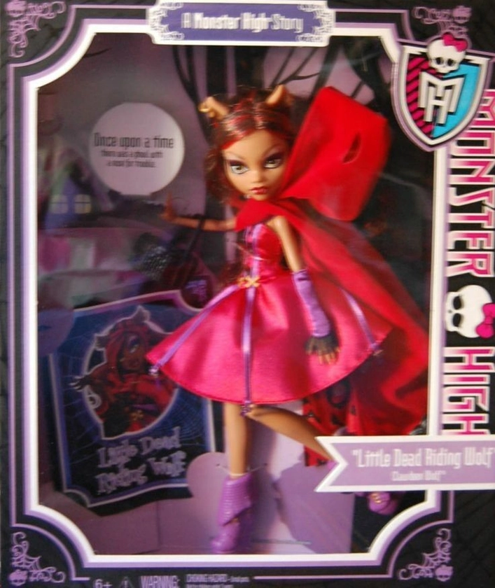MONSTER HIGH CLAWDEEN WOLF SCARY TALES DOLL