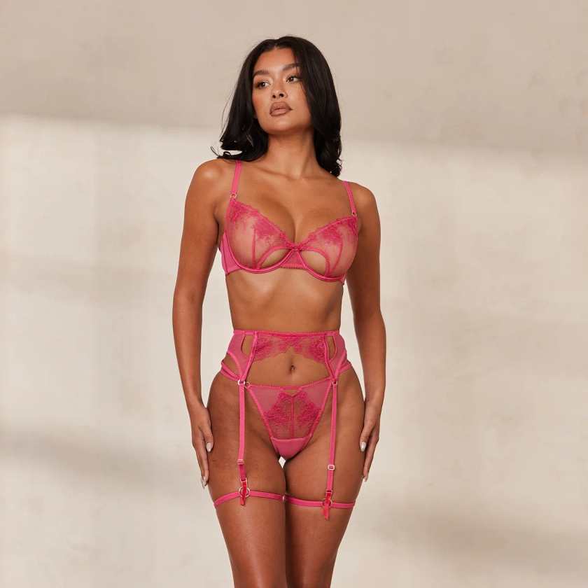 Florence Ensemble de Lingerie - Rose vif