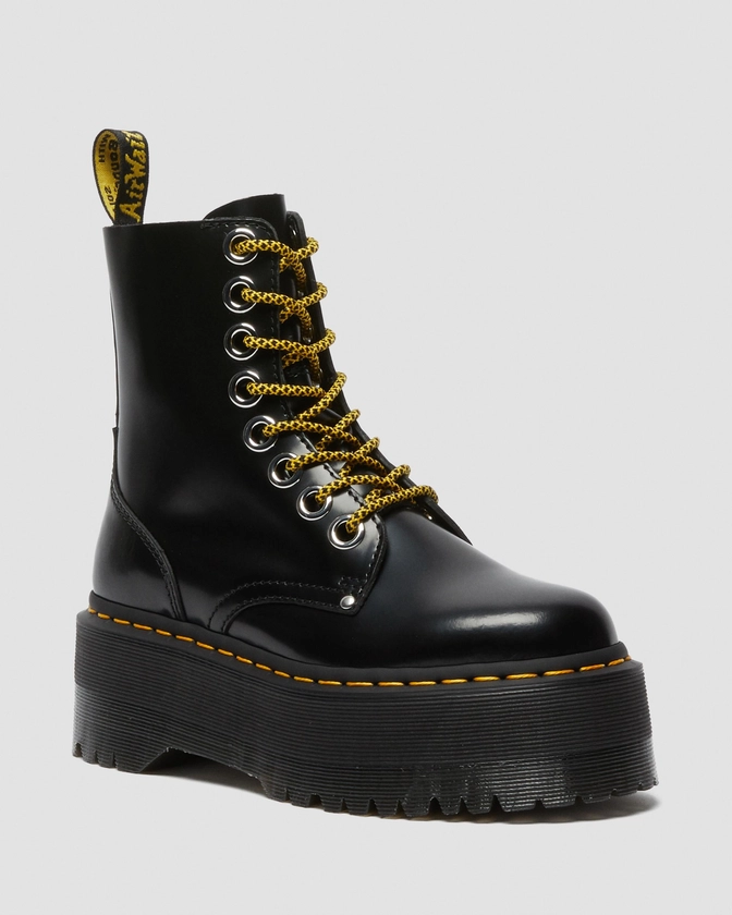 Jadon Max Boot Women's Platforms in Black | Dr. Martens