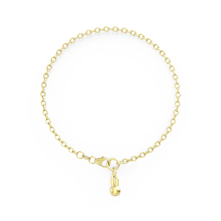 Miffy Head Charm Bracelet 18ct Gold Vermeil | Licensed To Charm