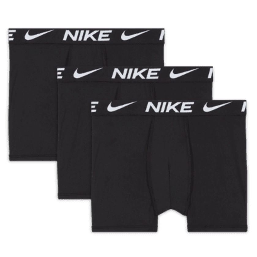 Nike Essentials Big Kids' Dri-FIT Boxer Briefs (3-Pack). Nike.com