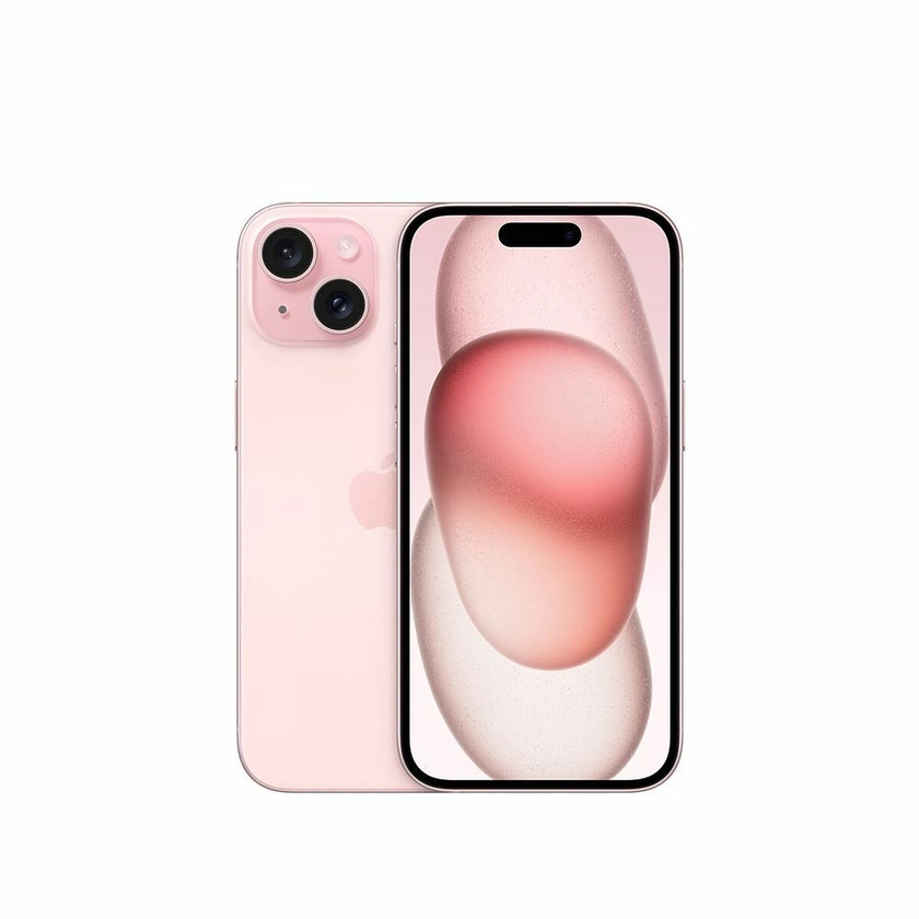 Apple iPhone 15 - 5G - 6/128 Go - Rose - iPhone - Rue du Commerce