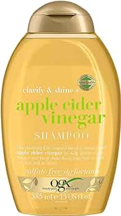 OGX Apple Cider Vinegar Clarifying Shampoo for Oily and Greasy Hair, 385 ml