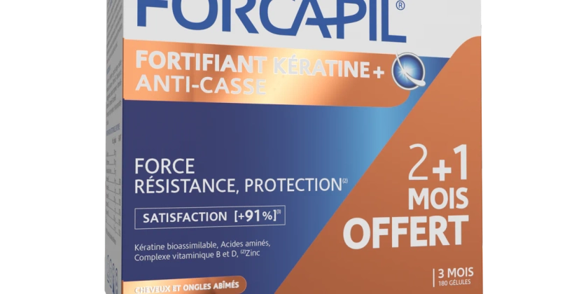 Forcapil® Fortifiant Kératine+ - Programme 3 mois