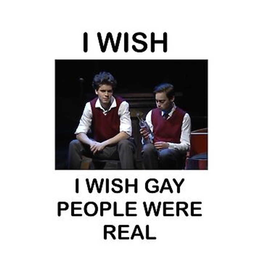 "i wish gay people were real" Pin for Sale by whichsalem