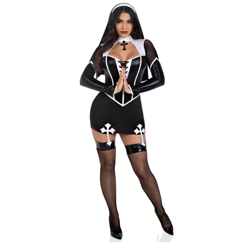 Holy Hottie Nun Dress Costume - Spirithalloween.com