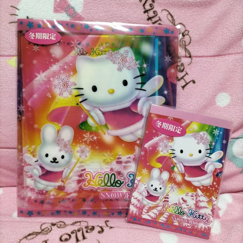 Sanrio Hello Kitty Snow Fairy Letter Memo 2003