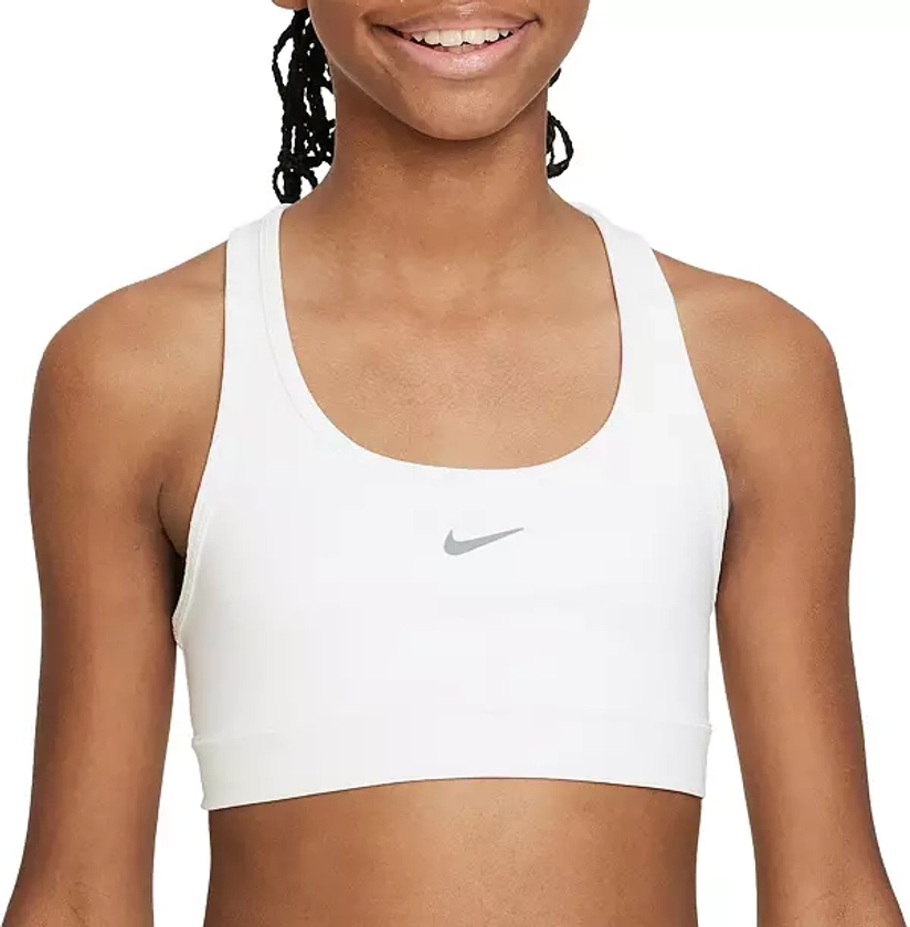 Nike Girls' Pro Dri-FIT Swoosh Sports Bra