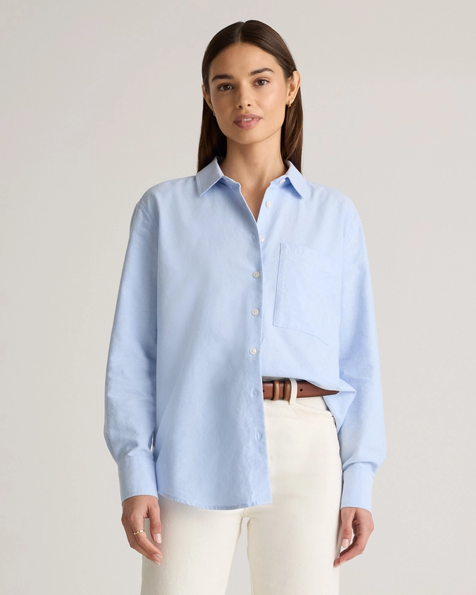 Organic Cotton Relaxed Oxford Shirt