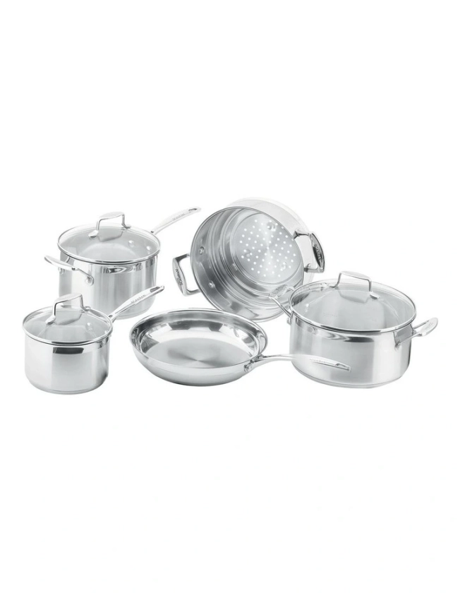 Impact Cookware Set 5 Piece in Stainless Steel