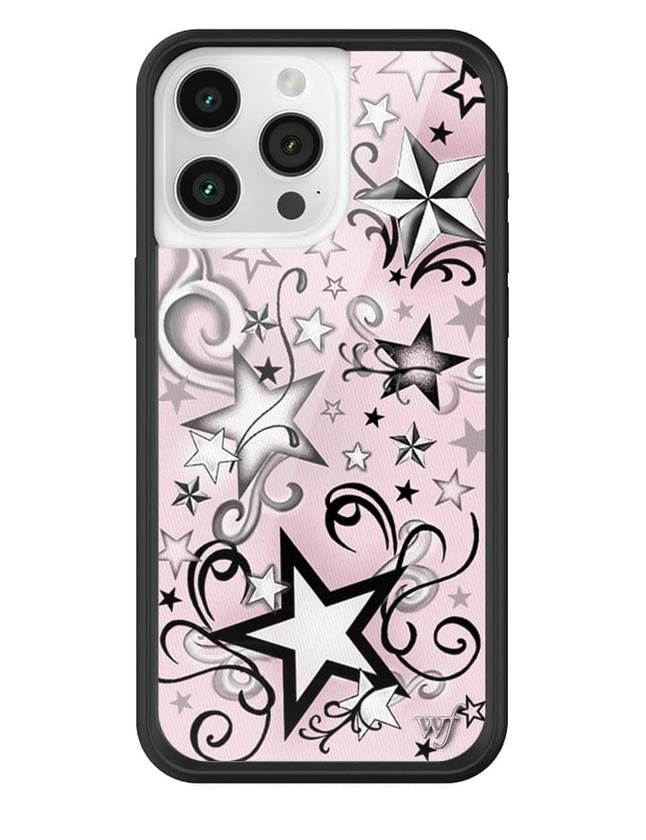 Wildflower Star Tattoo iPhone Case