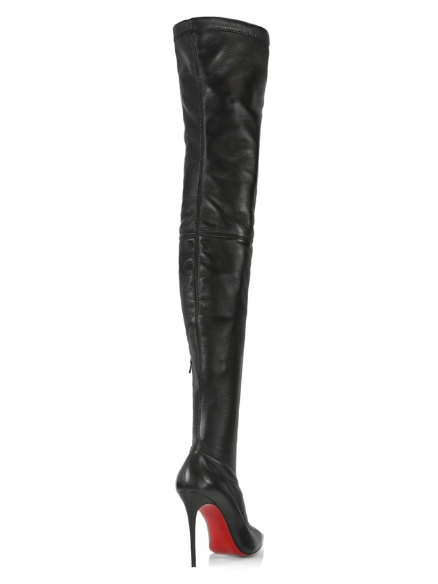 Christian Louboutin Kate 100 Leather Over-The-Knee Boots