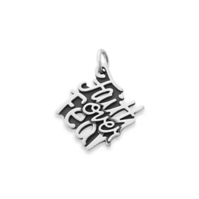 Buy Faith Over Fear Charm for USD 58.00 | James Avery