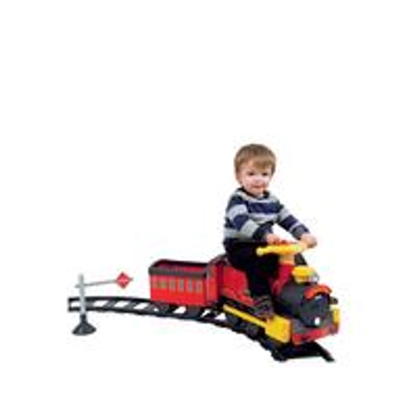 Steam Train 6 Volt with 4 x Straight and 4 x Curved Track Packs (Special Pack)